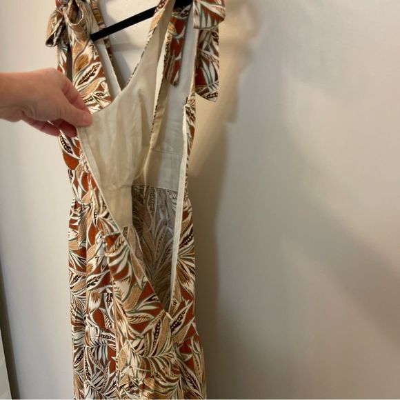 House of Harlow 1960 Dress Boho Floral Linen Blend  Maxy ￼S - Picture 6 of 12